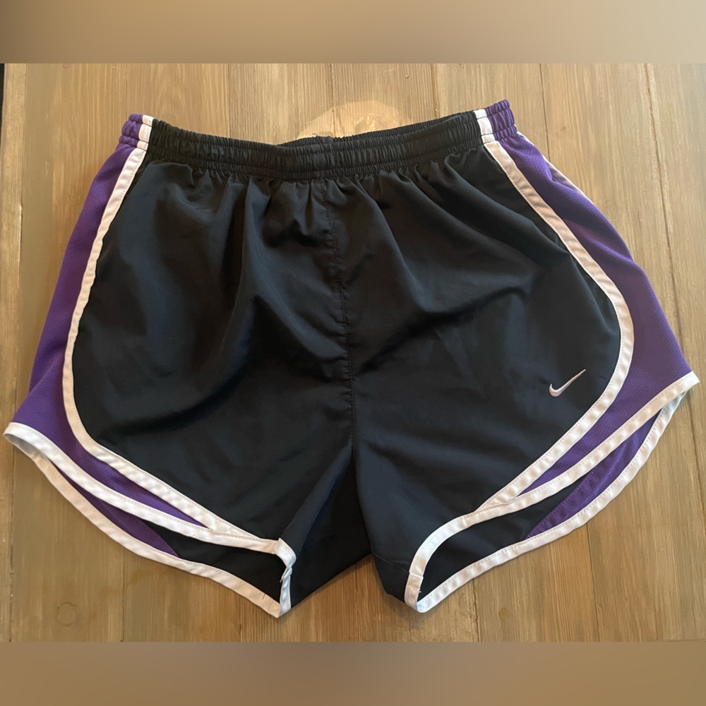 Black and Purple Nike running shorts size small